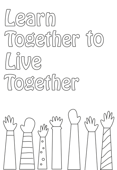 Colouring Pack: Learn Together to Live Together | Educate Together